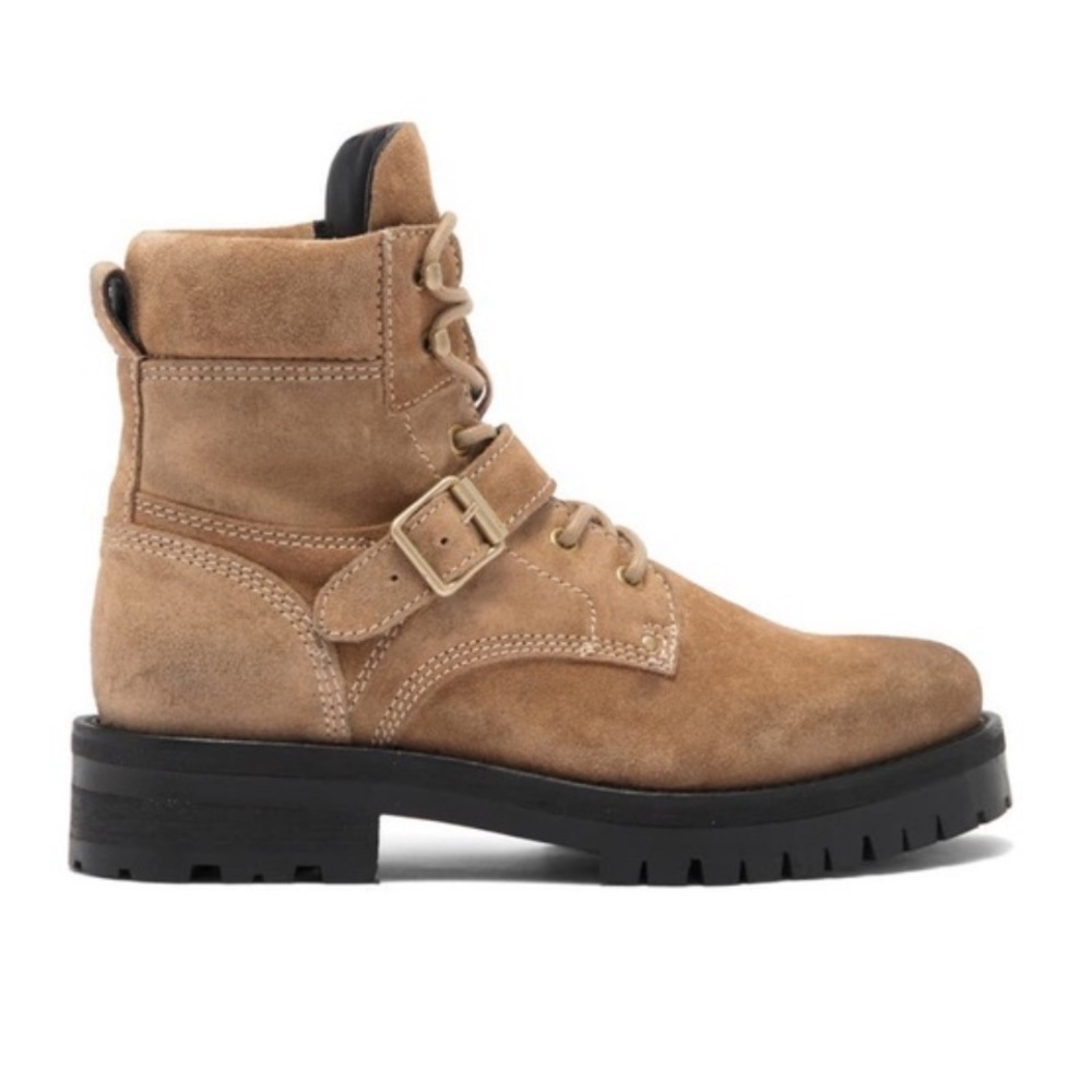 All Saints Paulina Lug Sole Combat Boot